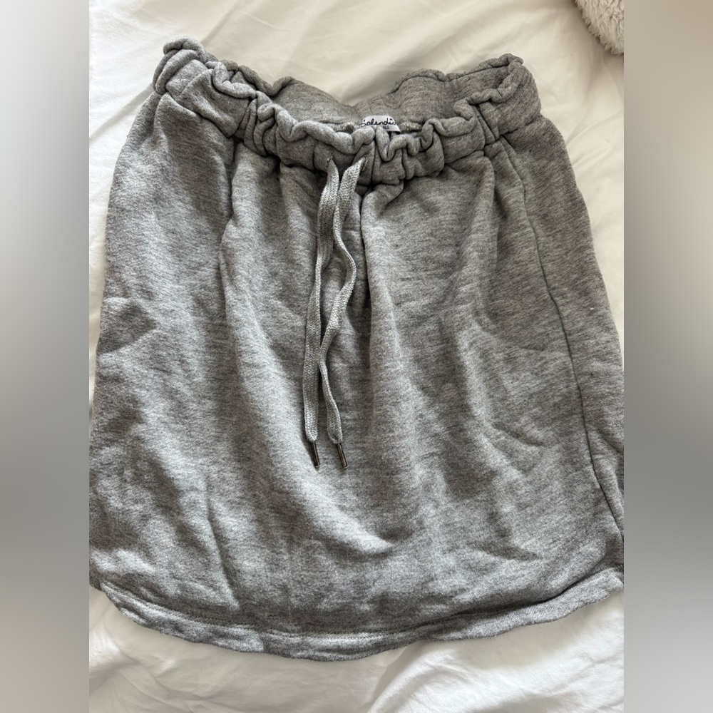 Splendid Heather Gray Mini Skirt